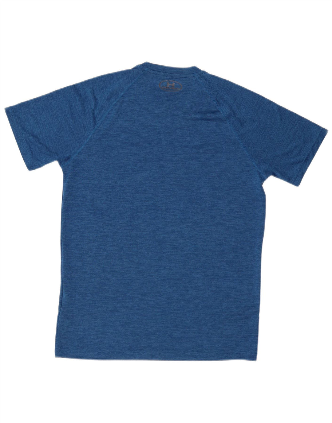 UNDER ARMOUR Camiseta masculina Heat Gear Top pequeno poliéster manchado azul
