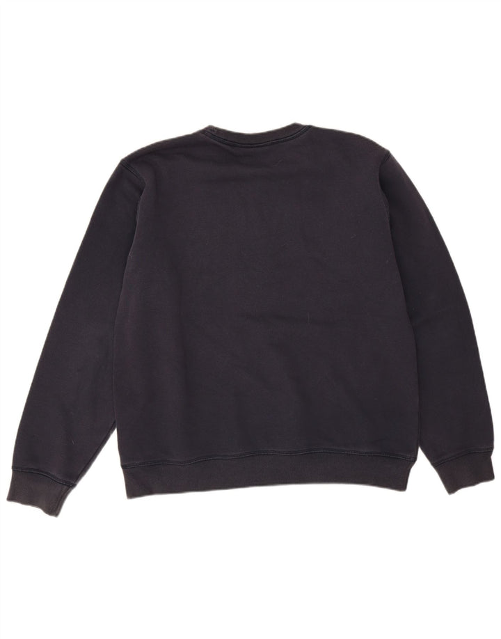 Champion masculino gráfico moletom jumper médio azul marinho algodão