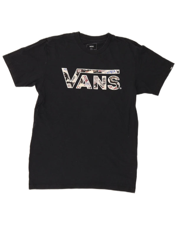 Camiseta Vans Masculina Classic Fit Graphic Top Pequeno Algodão Preto