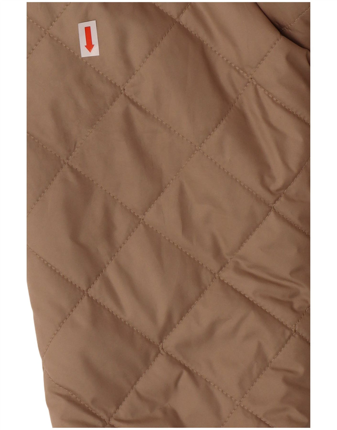 Jaqueta feminina acolchoada com capuz HOLLISTER UK 10 poliéster bege pequeno