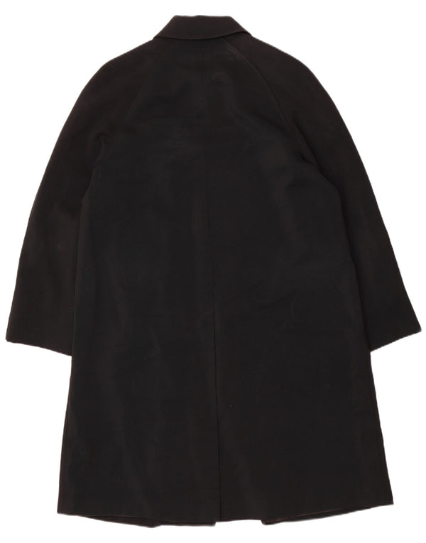 Sobretudo feminino Marks & Spencer UK 12 poliéster preto médio