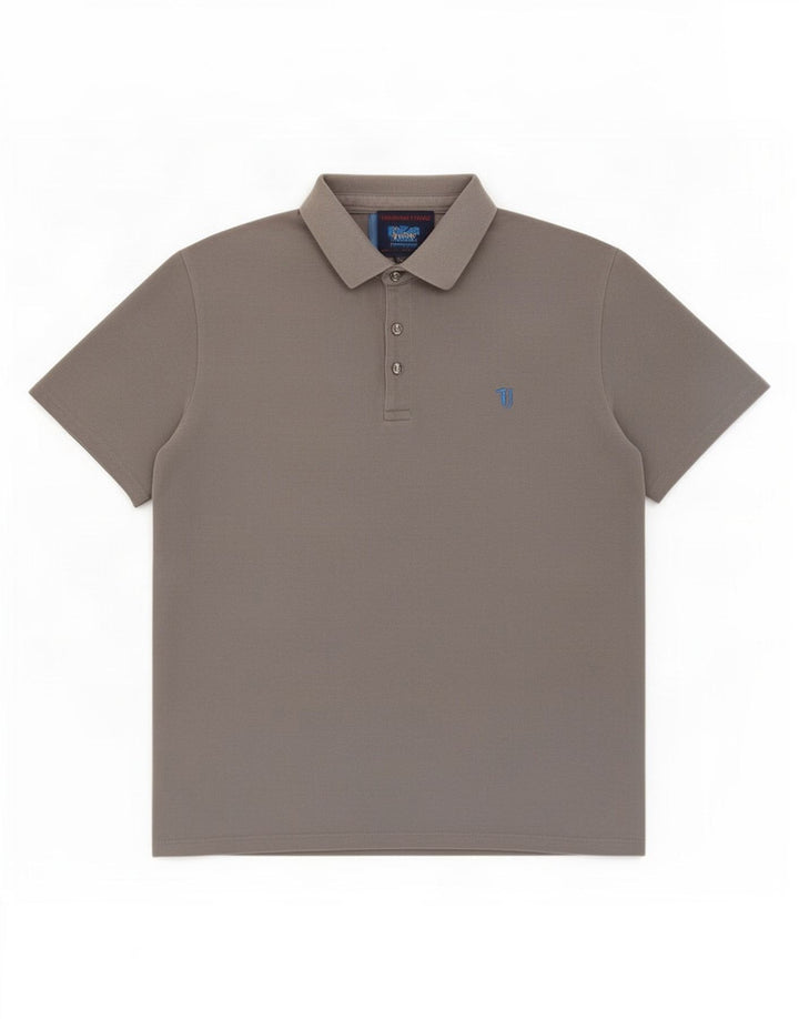 Camisa polo masculina Trussardi Jeans grande cinza