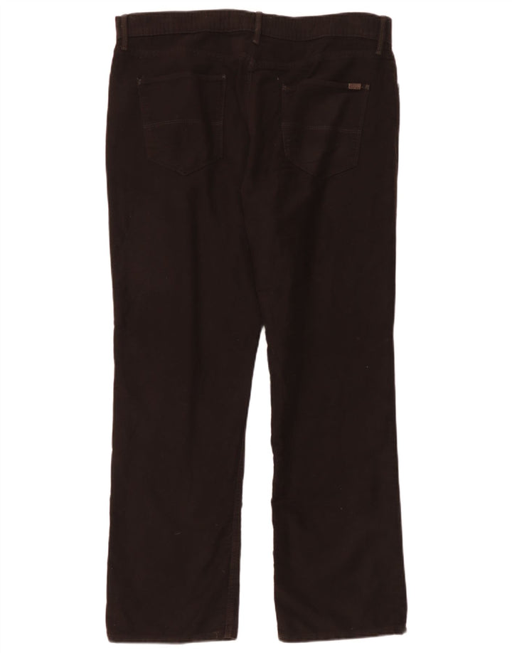 Jeans Marks & Spencer masculino regular fit reto W36 L29 algodão marrom