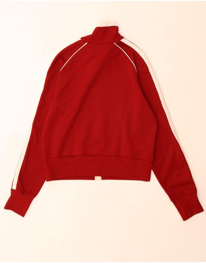 Playlife Womens Tracksuit Top Jacket UK 12 Médio Vermelho