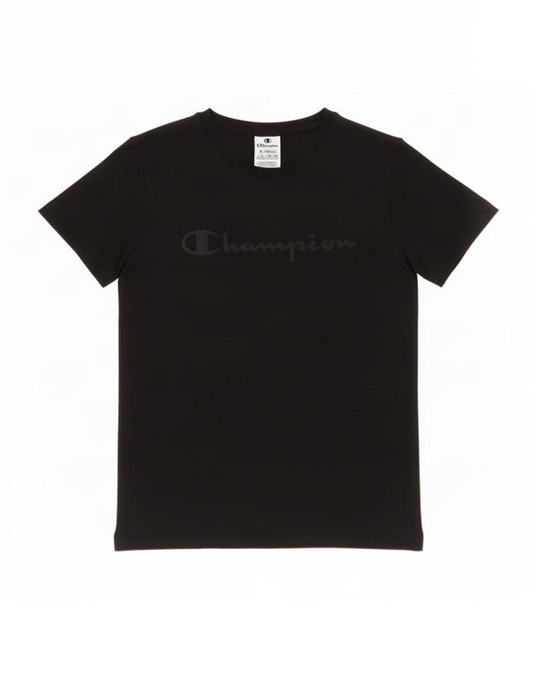 Camiseta feminina estampada Champion UK 6 XS preta