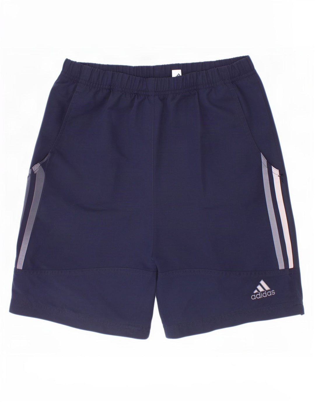 Shorts esportivos Adidas meninos 11-12 anos azul marinho poliéster