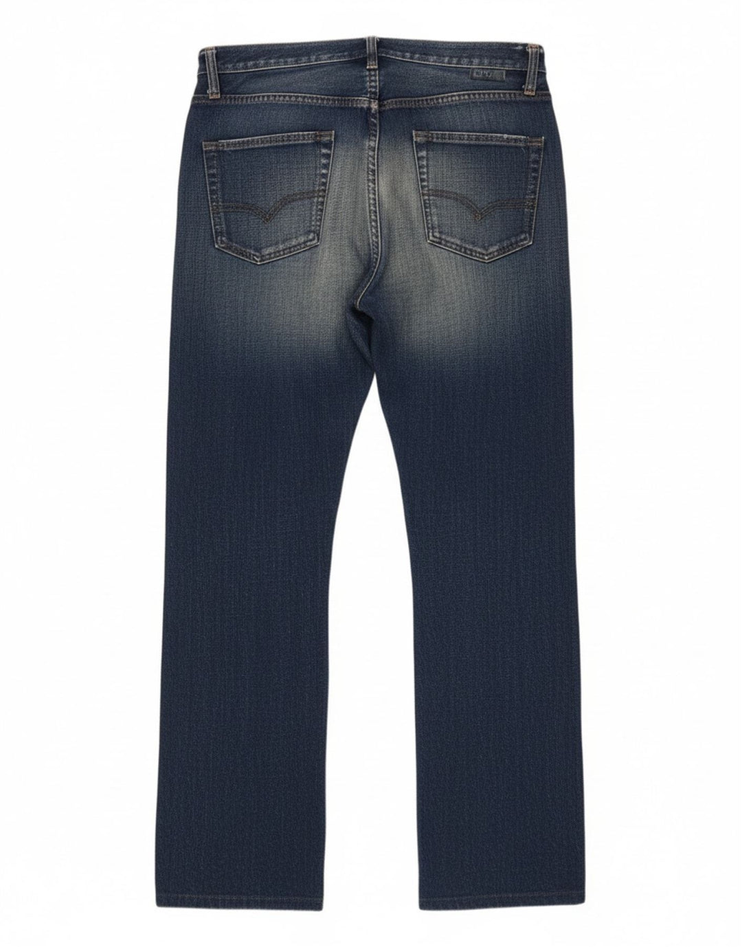 Replay Jeans reto feminino W29 L32 azul marinho algodão