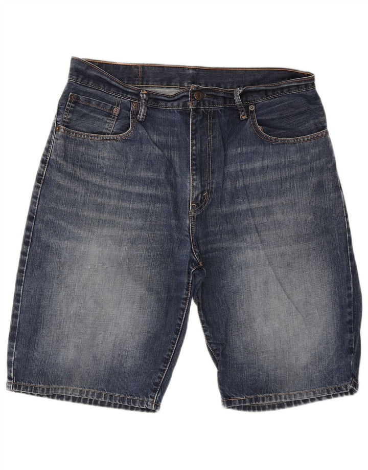 LEVI'S Masculino 569 Shorts Jeans W33 Médio Azul Algodão