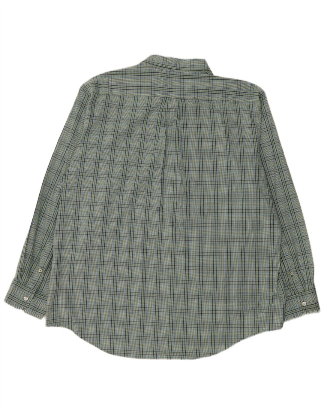Camisa masculina IZOD 2XL algodão xadrez verde