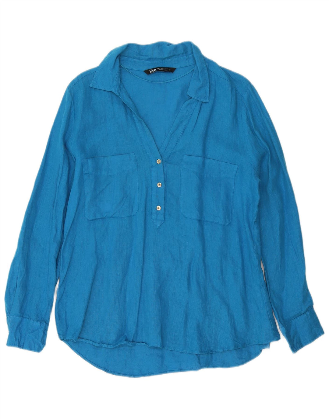 Pulôver feminino ZARA UK 16 grande azul