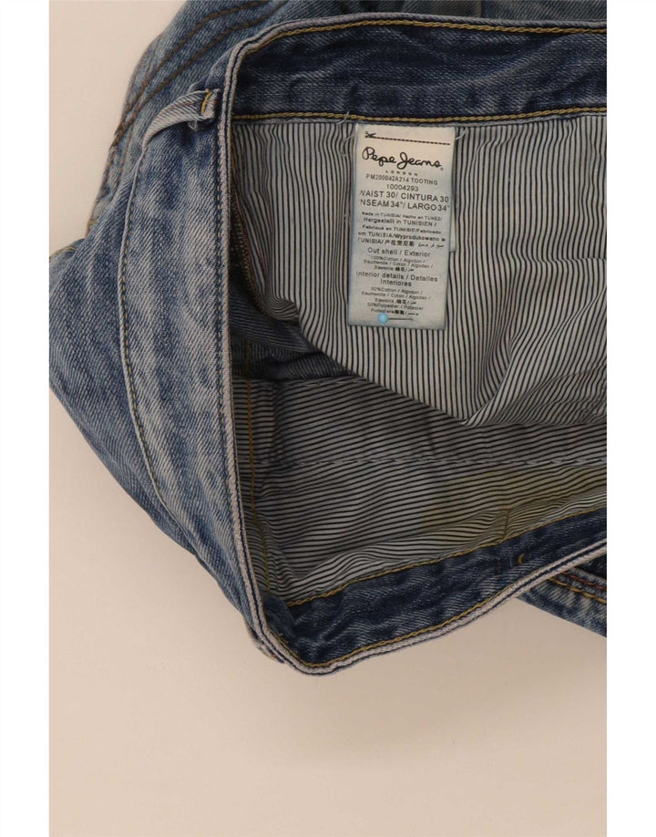 PEPE Jeans Masculino Reto W30 L34 Azul Algodão