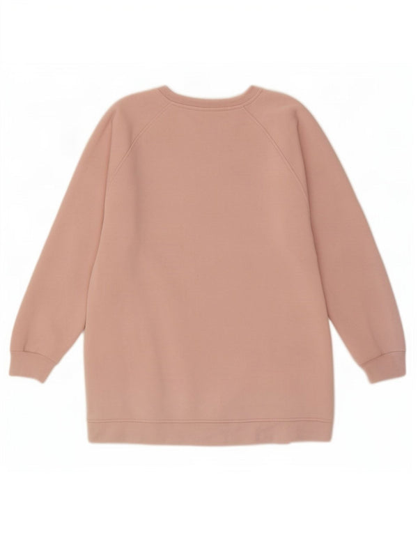 Suéter feminino Marks & Spencer Reino Unido 14 grande algodão rosa