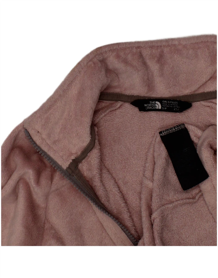 Jaqueta de lã feminina THE NORTH FACE 7-8 anos pequeno rosa poliéster