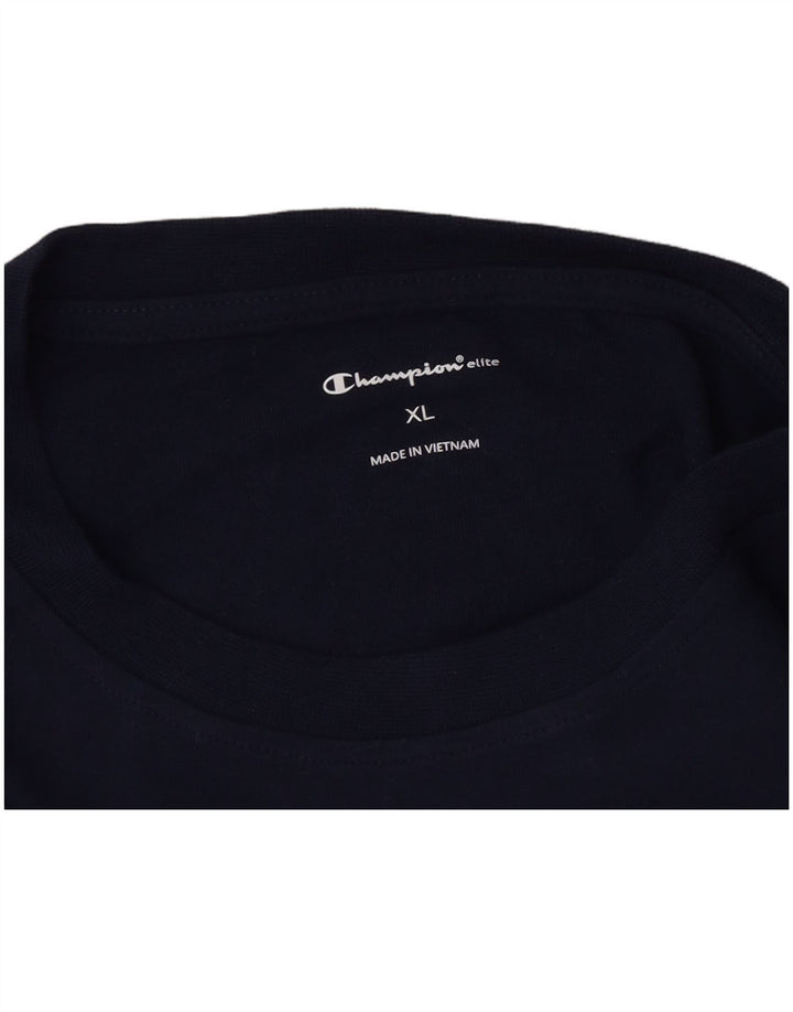 Camiseta gráfica masculina Champion XL azul marinho