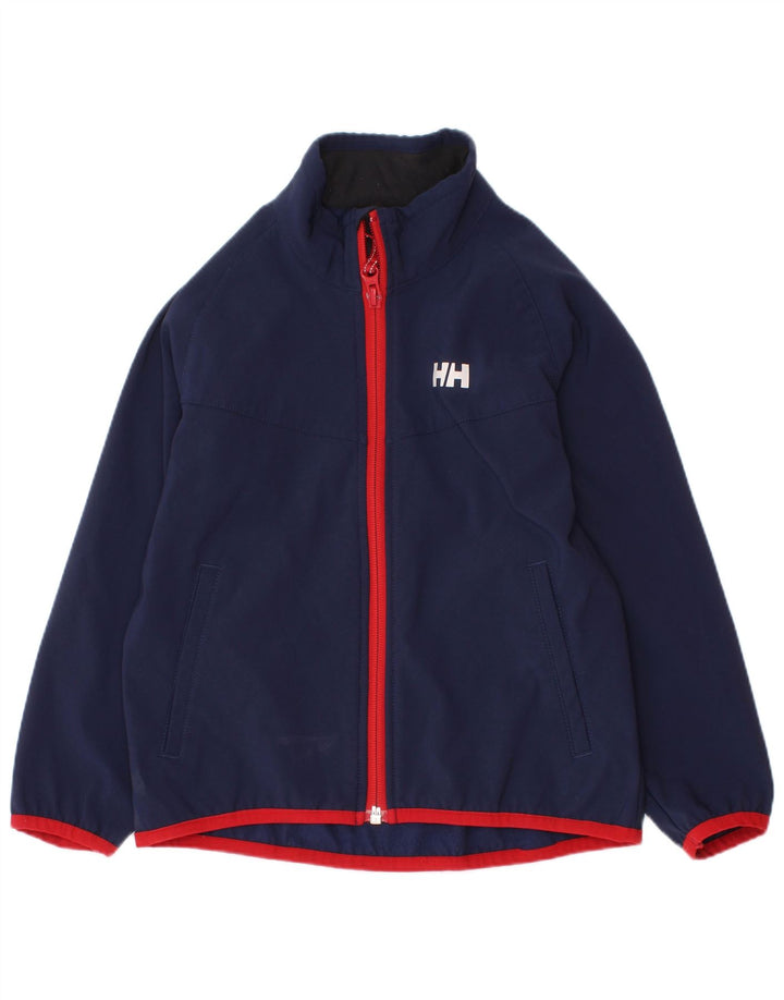 Casaco de treino Helly Hansen Boys 3-4 anos azul marinho poliamida