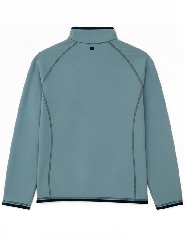 Suéter de lã feminino Mountain Warehouse com zíper e gola UK 12 azul médio