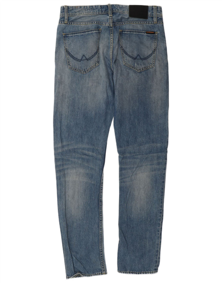 Superdry Mens Loose Jeans W30 L32 Azul Algodão