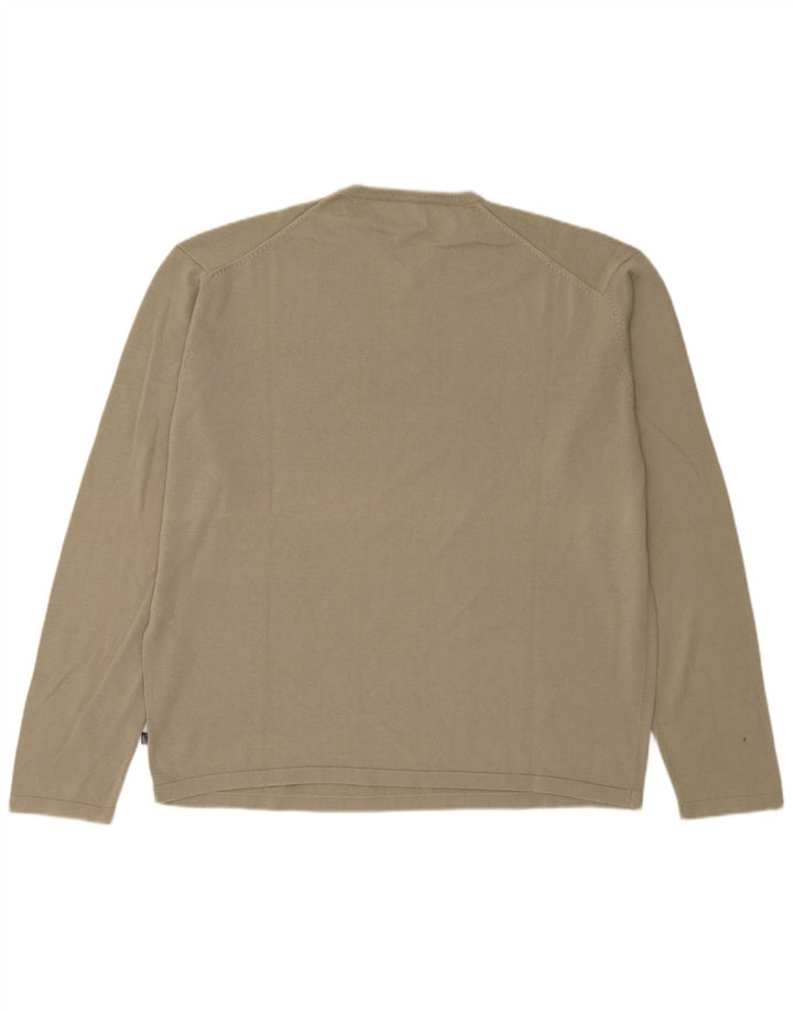 Suéter masculino Dockers cáqui com decote em V 2XL cáqui