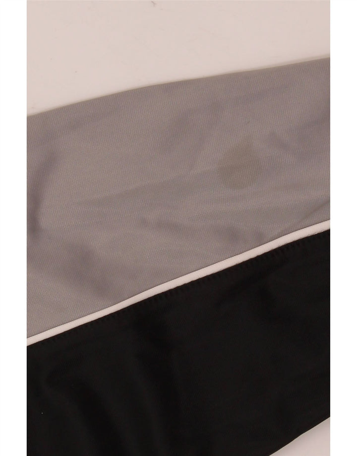 Diadora Mens Tracksuit Top Jacket Grande Preto Colourblock Poliéster