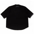 Zara Womens Short Sleeve Crop Top UK 10 Pequeno Preto