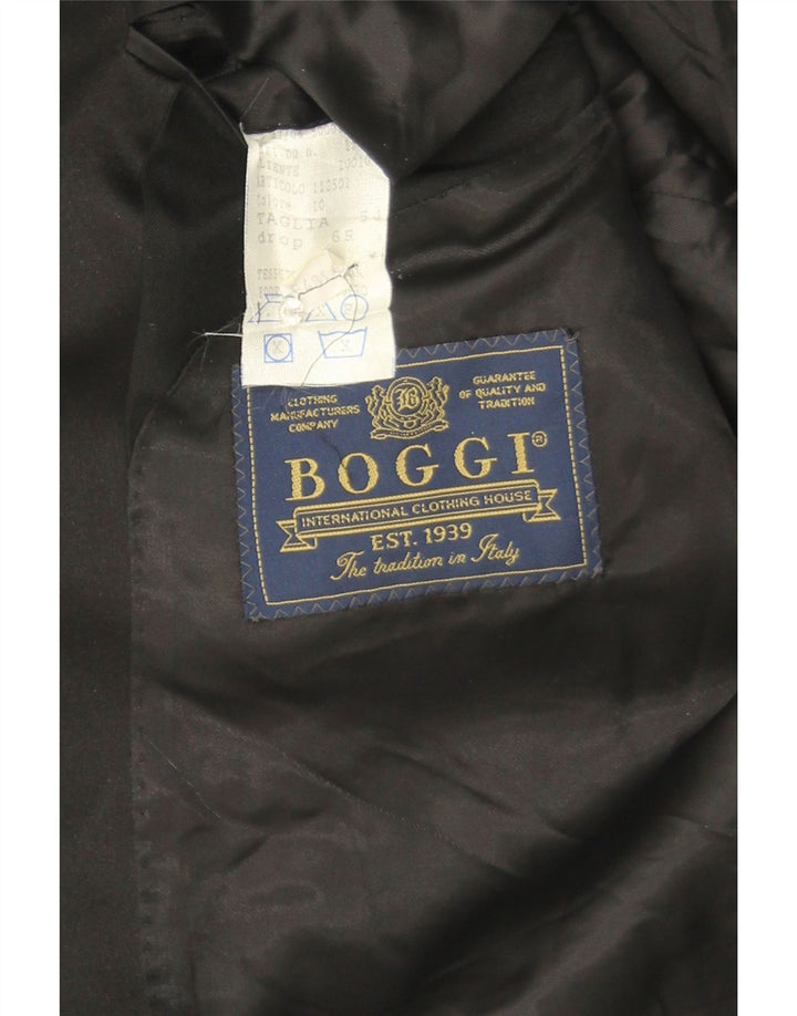 Jaqueta blazer masculina Boggi com 1 botão IT 54 2XL preta
