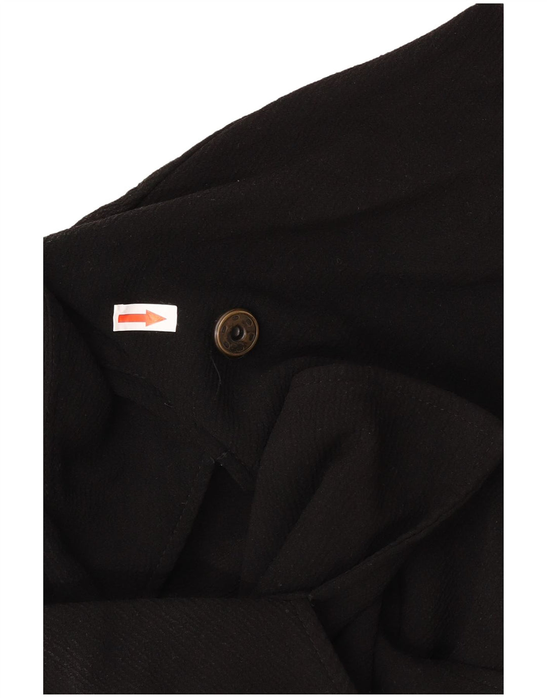 Sobretudo feminino superdimensionado Topshop UK 12 poliéster preto médio