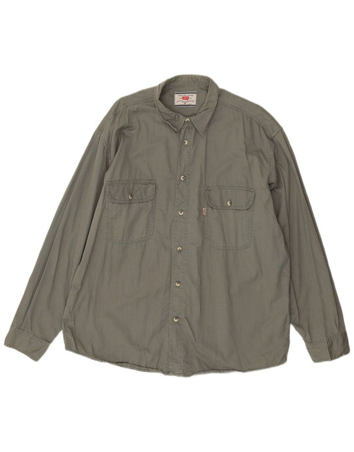 Camisa masculina LEVI'S XL cinza algodão