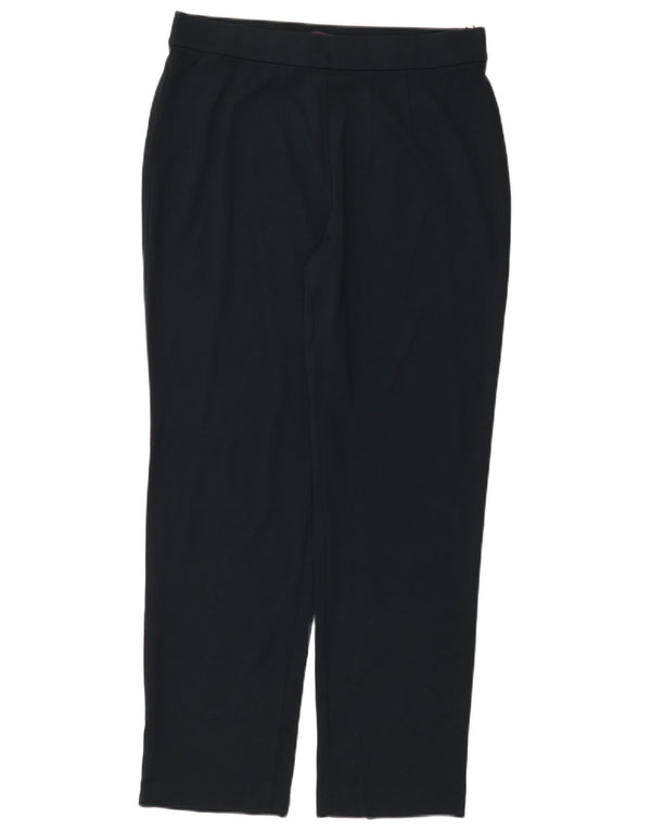 Calça casual feminina Marks & Spencer UK 16 grande W32 L30 azul marinho