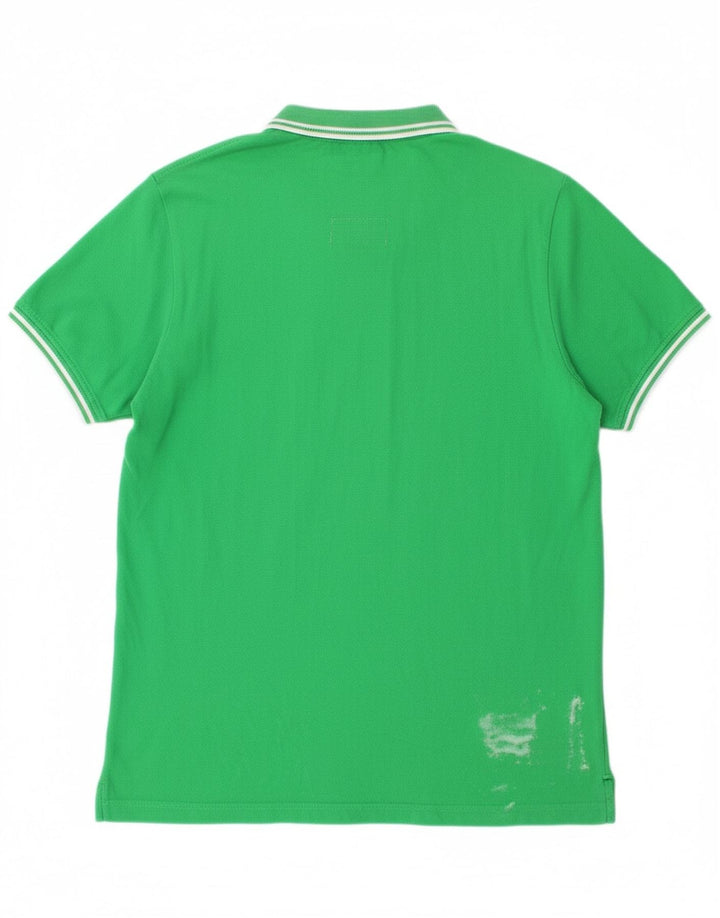 Camisa polo masculina KAPPA grande algodão verde