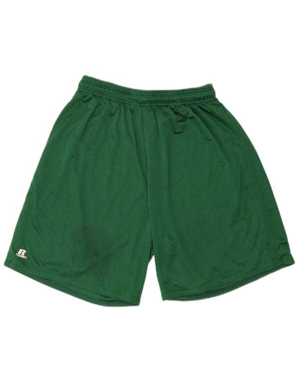 Russell Athletic Mens Sport Shorts XL Verde Poliéster