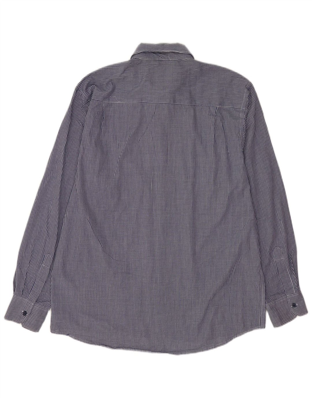 Camisa masculina Pierre Cardin Regular Fit XL azul marinho poliéster guingão