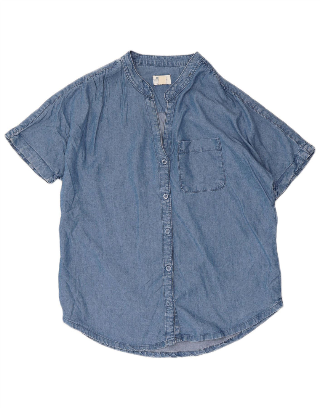 Camisa feminina grande de manga curta Mountain Warehouse UK 10 azul pequena