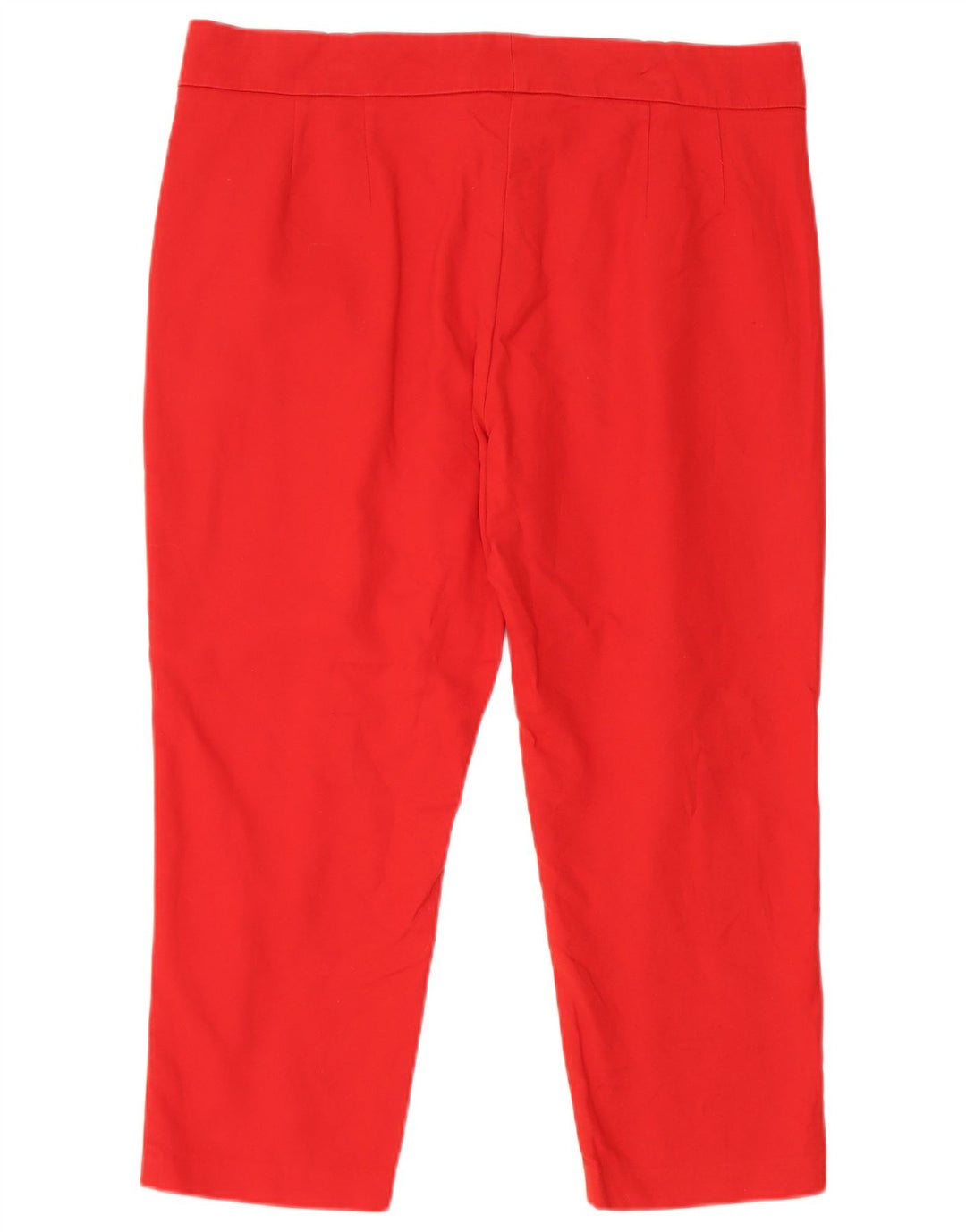 Calça capri reta feminina Marks & Spencer W34 L22 vermelha