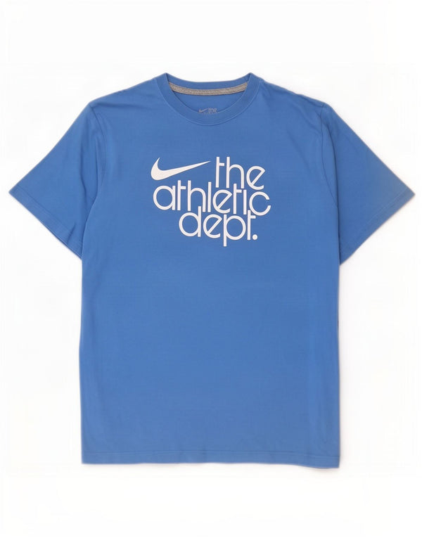 Camiseta Nike Masculina Standard Fit Graphic Top XL Azul Algodão
