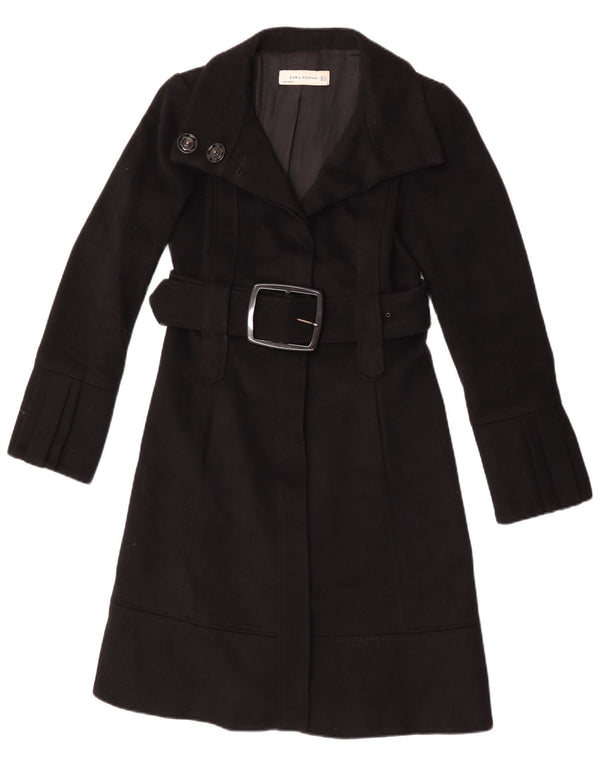 Sobretudo feminino Zara UK 6 XS preto
