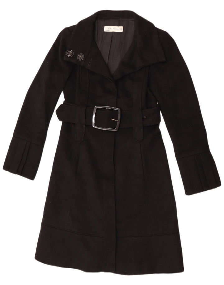 Sobretudo feminino Zara UK 6 XS preto