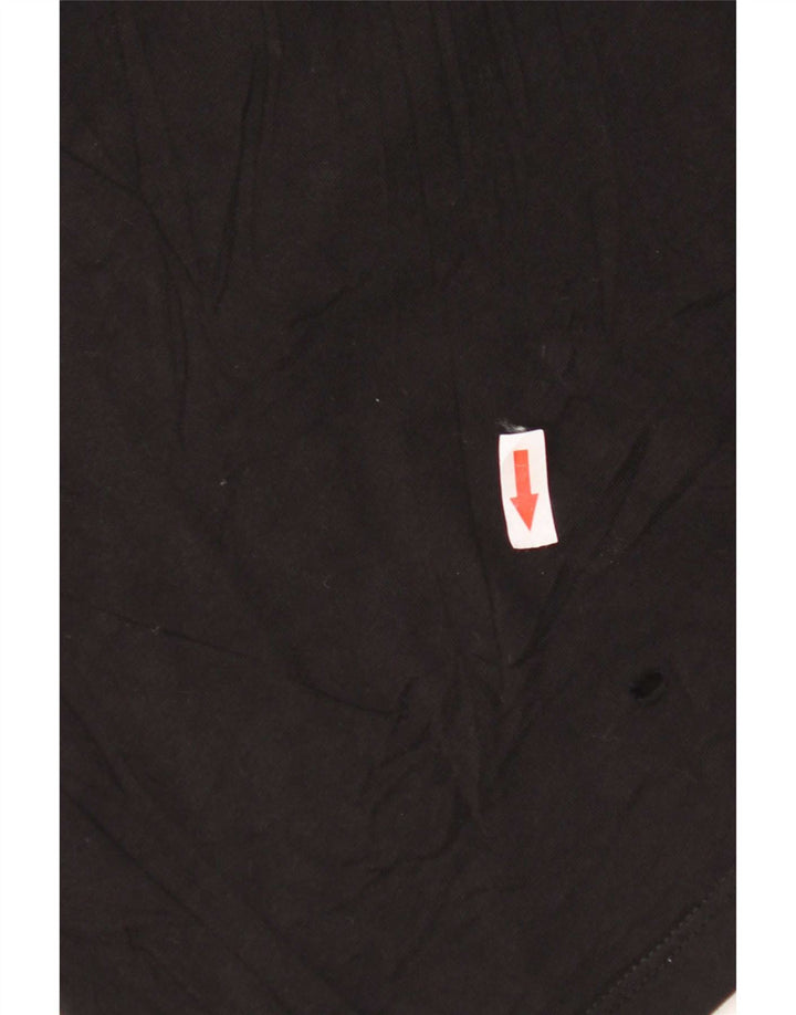Camiseta masculina Lyle & Scott de algodão preto médio