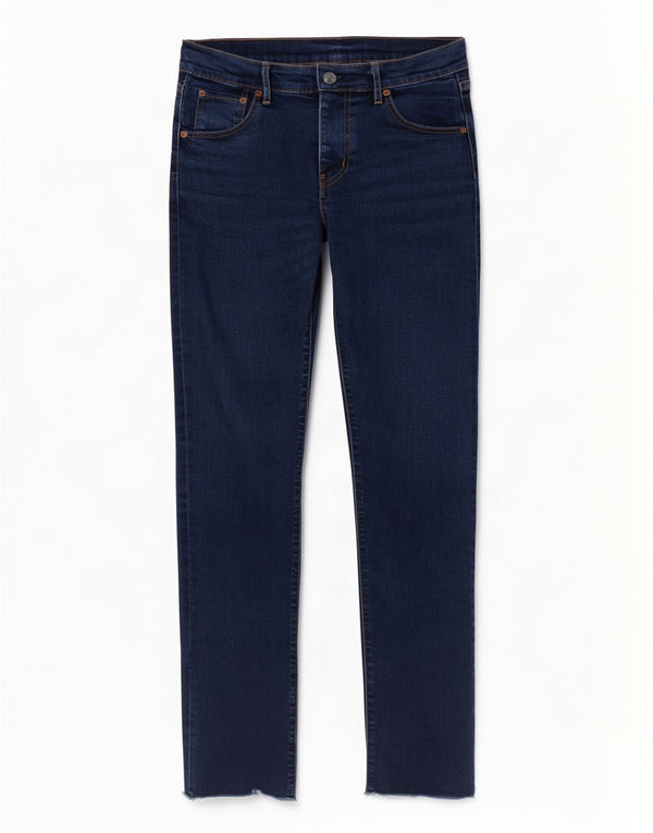 Jeans skinny feminino Levi's W28 L29 algodão azul marinho