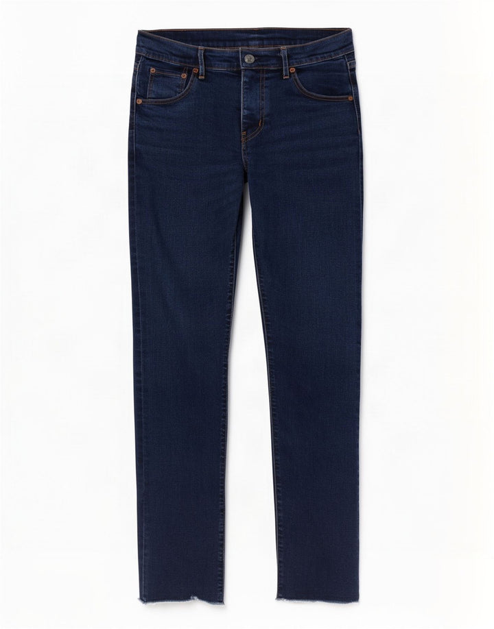 Jeans skinny feminino Levi's W28 L29 algodão azul marinho