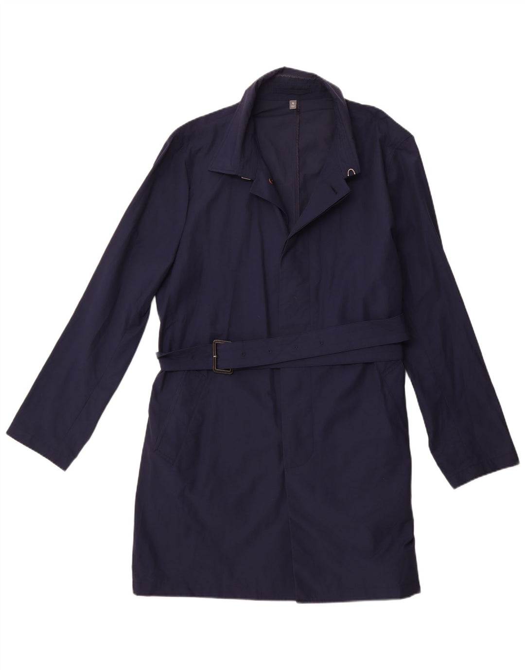 Trench Coat feminino BONOBOS UK 18 XL algodão azul marinho