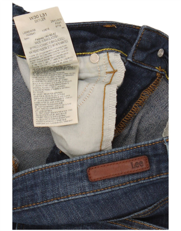 Jeans skinny feminino Lee W30 L27 algodão azul