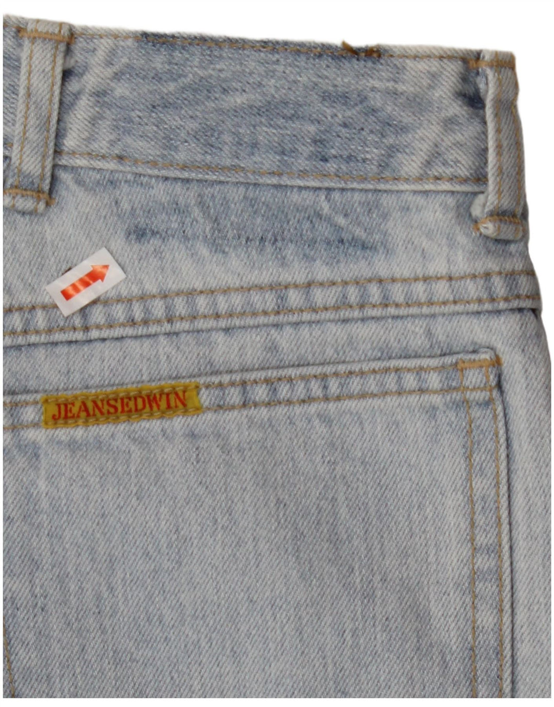 EDWIN Calça jeans feminina cônica W29 L32 algodão azul