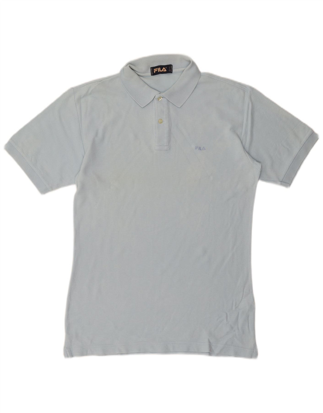 Camisa polo masculina FILA IT 50 algodão azul médio