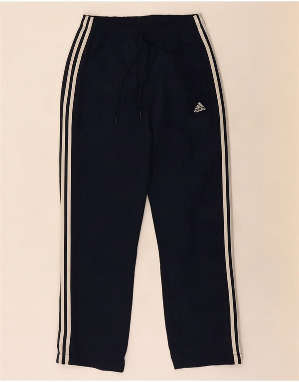 Calças de treino Adidas Mens Climalite UK 38/40 Médio Azul Marinho