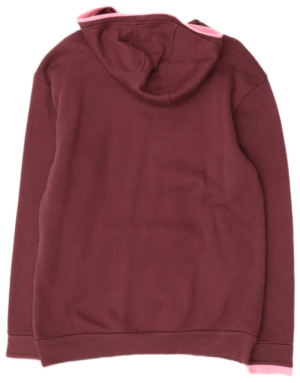 ADIDAS Meninas Hoodie Jumper 15-16 Anos Cinzento Poliéster