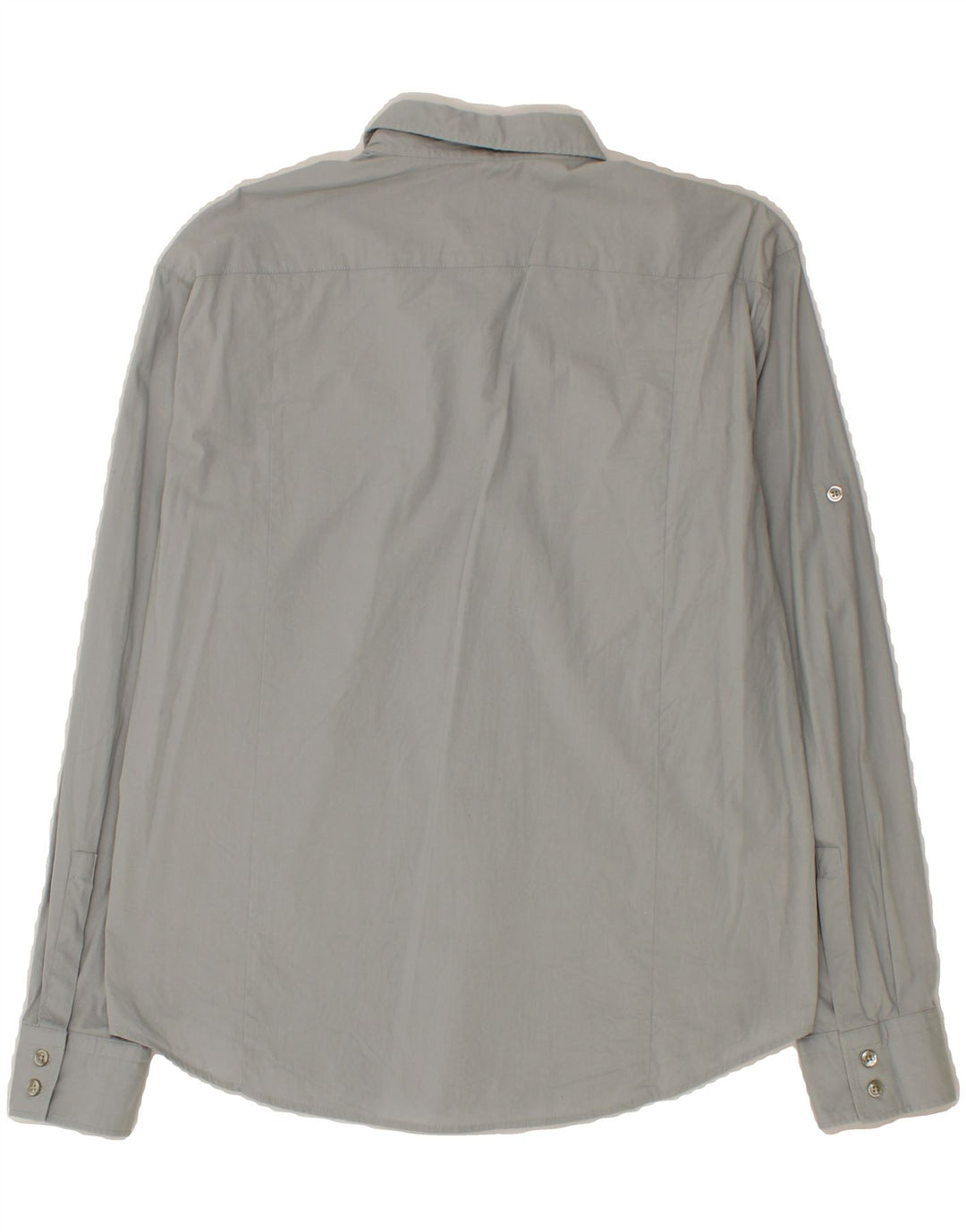 HUGO BOSS Mens Slim Fit Shirt Large Grey Vintage Hugo Boss and Second-Hand Hugo Boss from Messina Hembry 