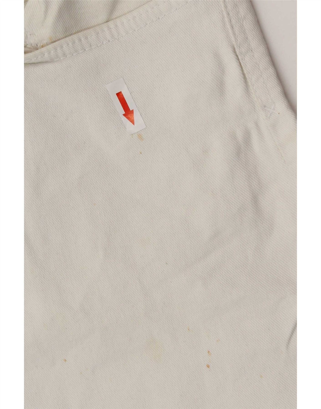 Zara Jeans masculino cortado desgastado EU 40 médio W31 L25 algodão branco