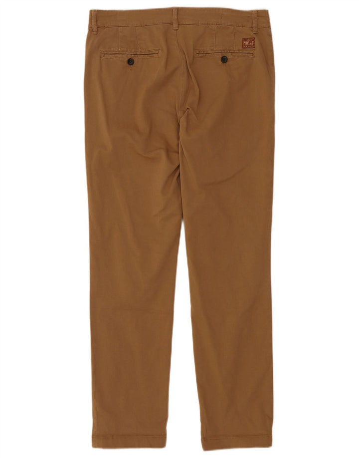 Calça Chino Masculina Slim RIFLE W32 L30 Algodão Bege