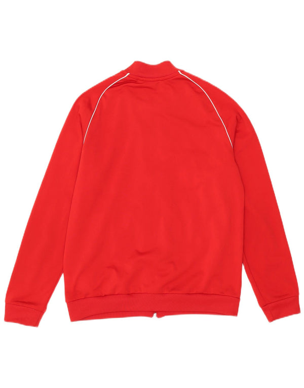 Jaqueta Adidas Meninas Treino Top 13-14 Anos Poliéster Vermelho