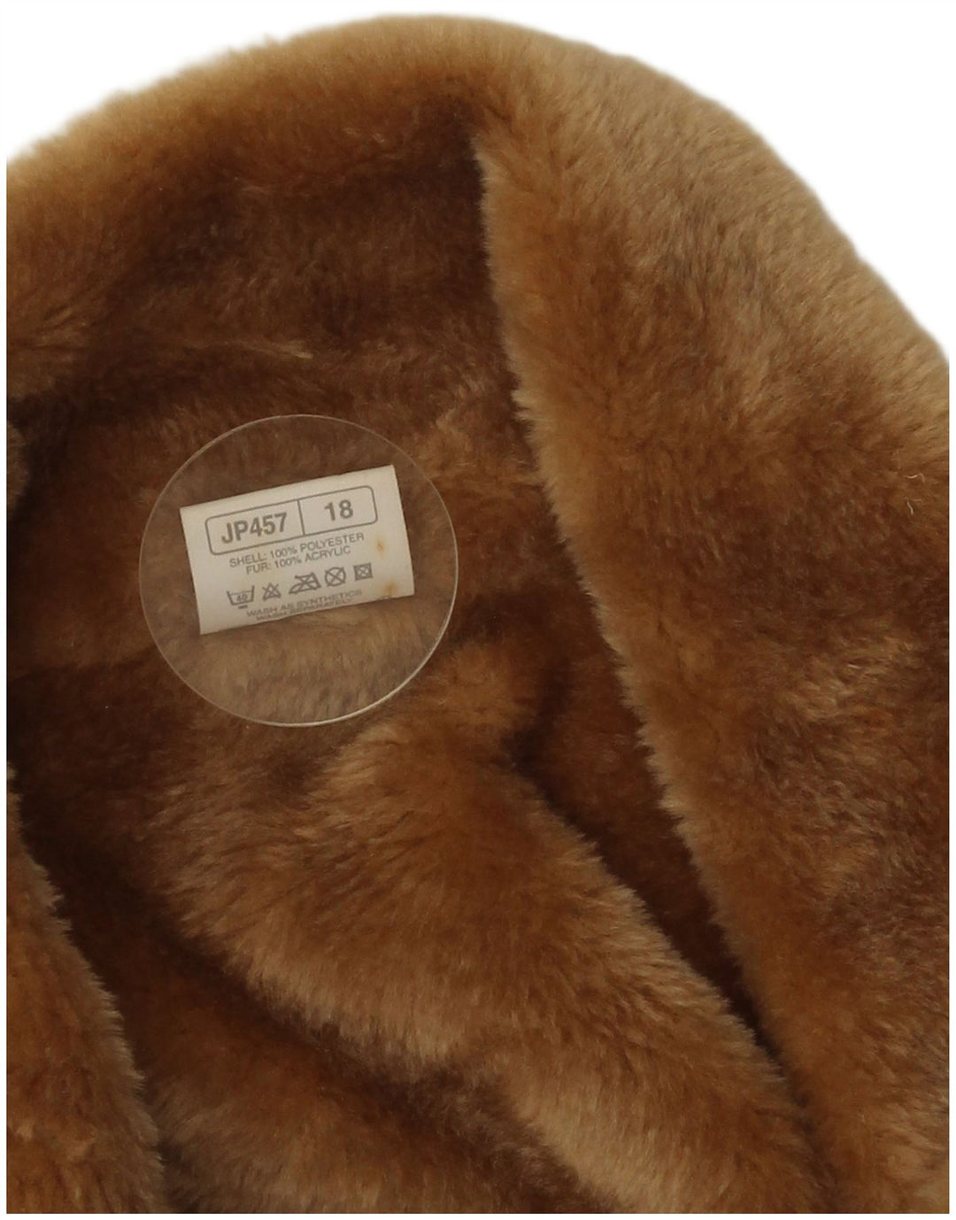Sobretudo Sherpa Feminino Classics UK 18 XL Poliéster Bege